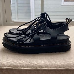 Dr Martens Nartilla Leather Gladiator Sandals